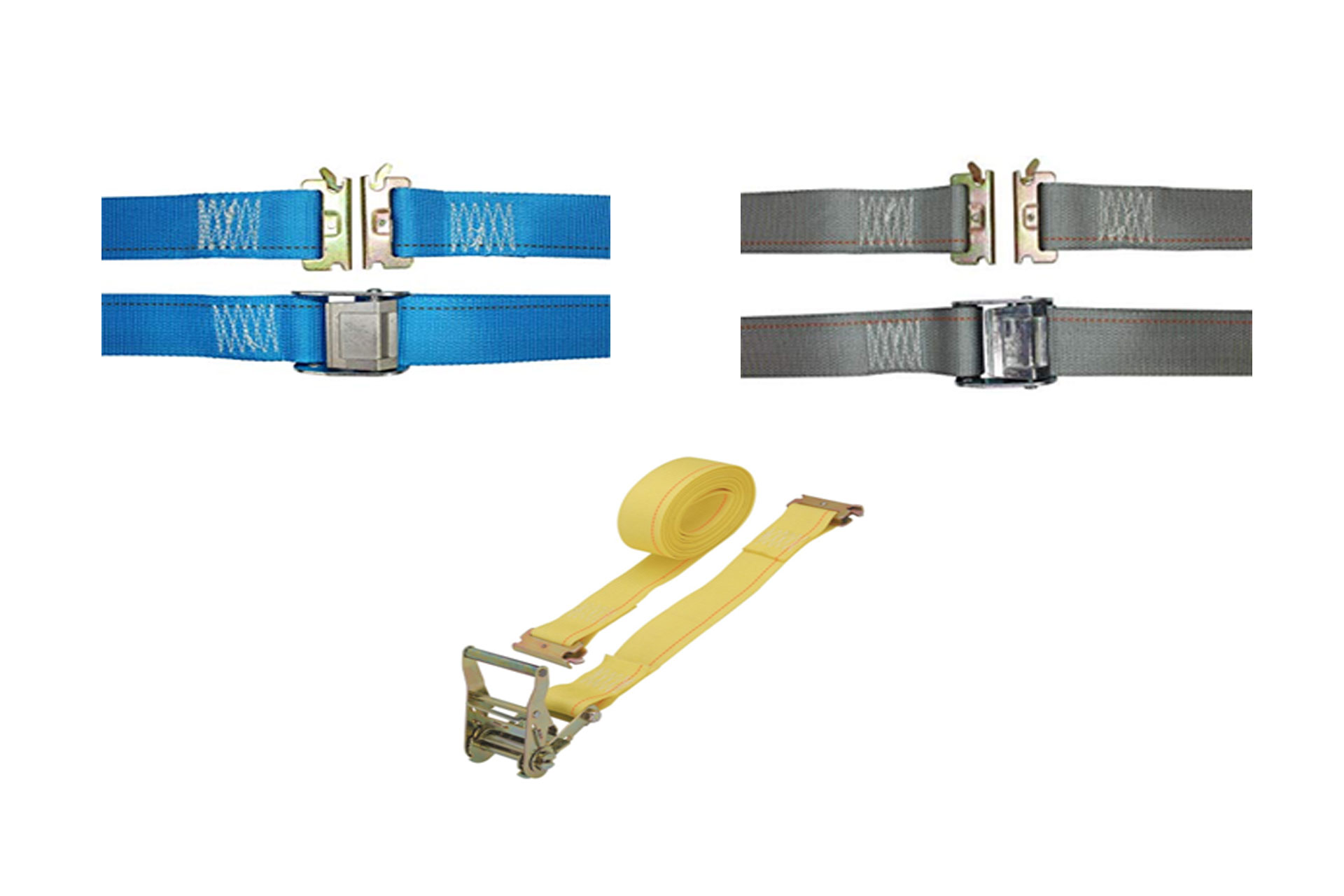 Series E Ratchet Buckle Straps with Spring End Fittings