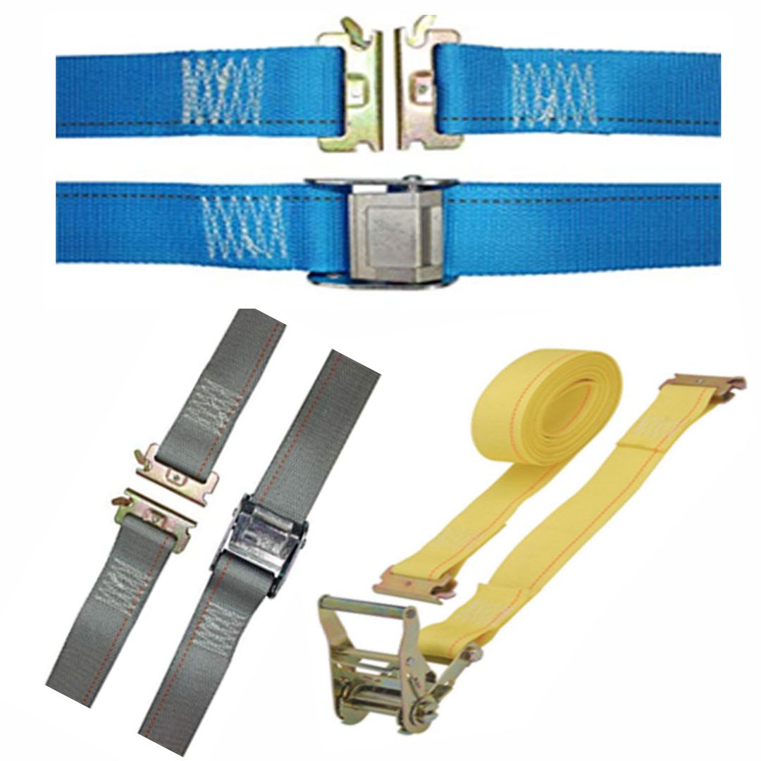 Series E Ratchet Buckle Straps with Spring End Fittings